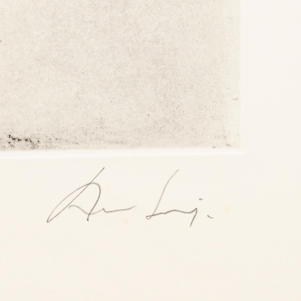 August Puig, etsning, signerad, E.A.-upplaga.