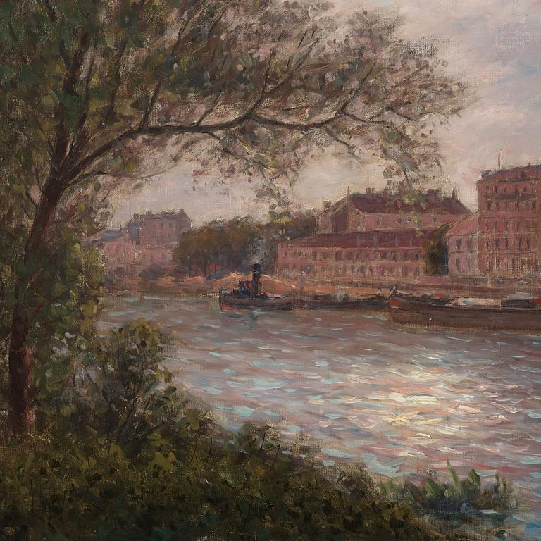 Per Ekström, "Landskap från Seine" (Landscape from Seine).