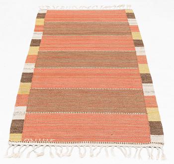 Märta Måås-Fjetterström, gallerimatta, "Malmstens gångmatta", rölakan, ca 215 x 82,5 cm, signerad AB MMF.