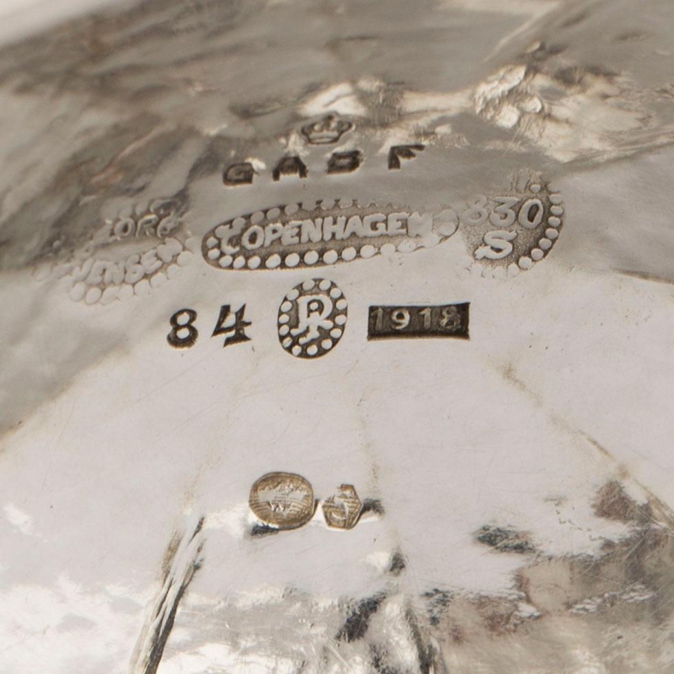 GEORG JENSEN, a silver bowl, Copenhagen, Denmark 1919, model nr 42, designed by Johan Rohde.