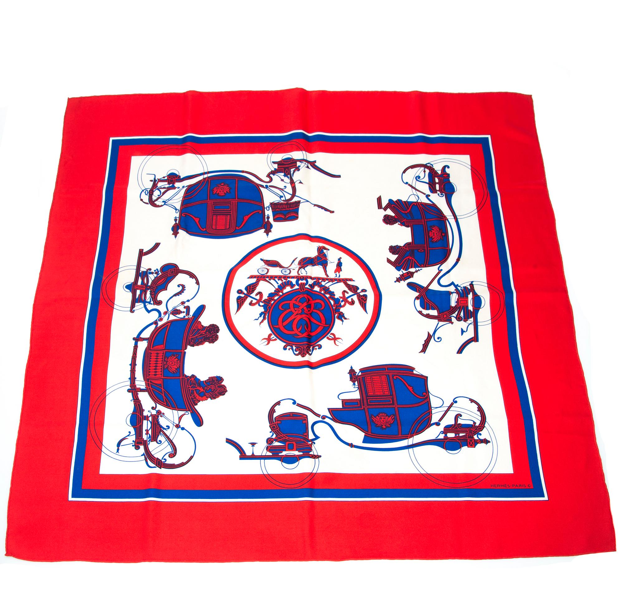 SCARF, "Ex Libris", Hermès.