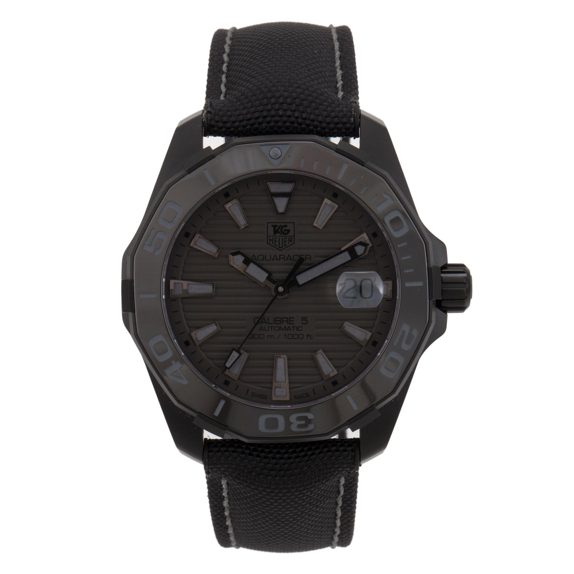 TAG HEUER Aquaracer 300m 1000ft Black Phantom wristwatch 41 mm Bukowskis