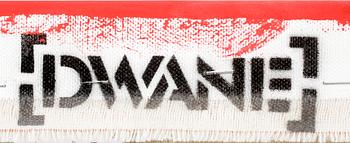 DWANE, sprayfärg på canvas, 2011, signerad.