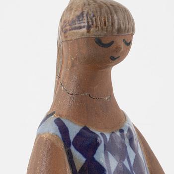 Lisa Larson, figurin, "Amalia", ur serien "ABC-flickorna", Gustavsberg.