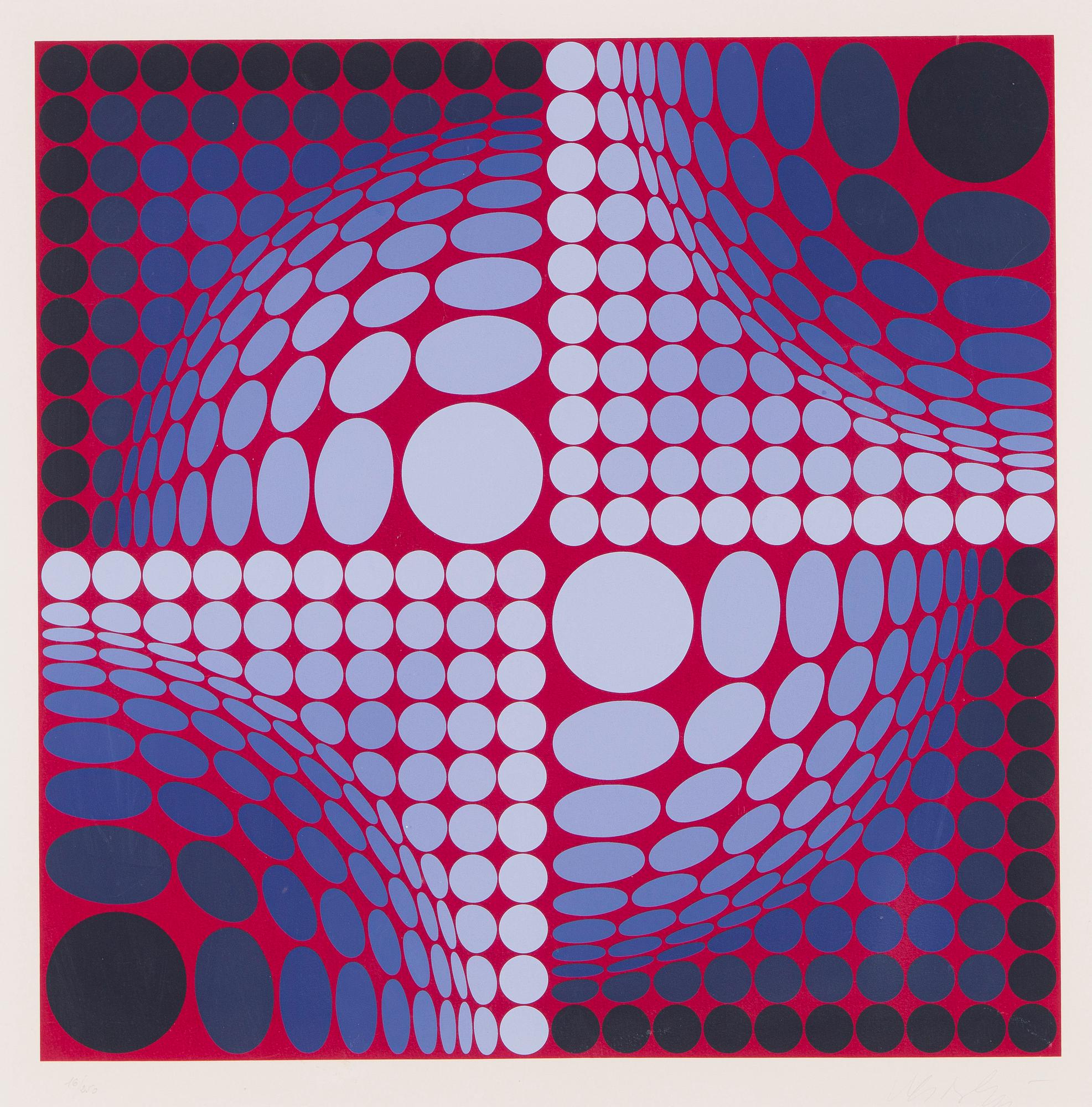 Victor Vasarely, Komposition.