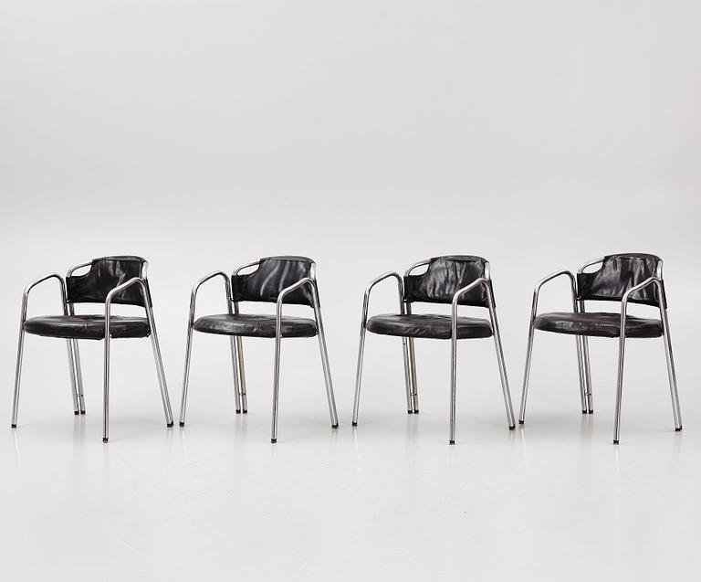 Four chairs, second half of the 20th Century.