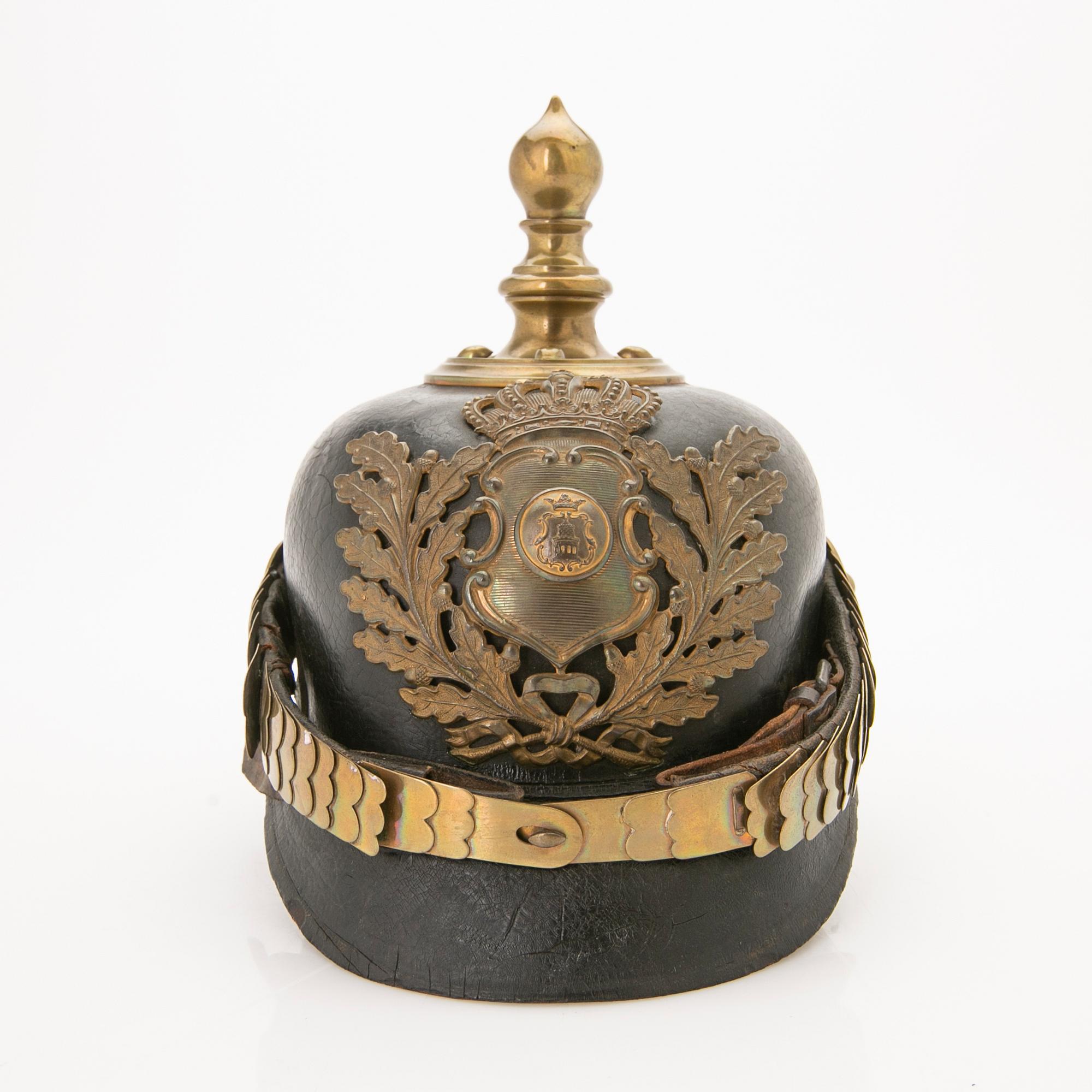 Poliskask, 1800-/1900-tal.