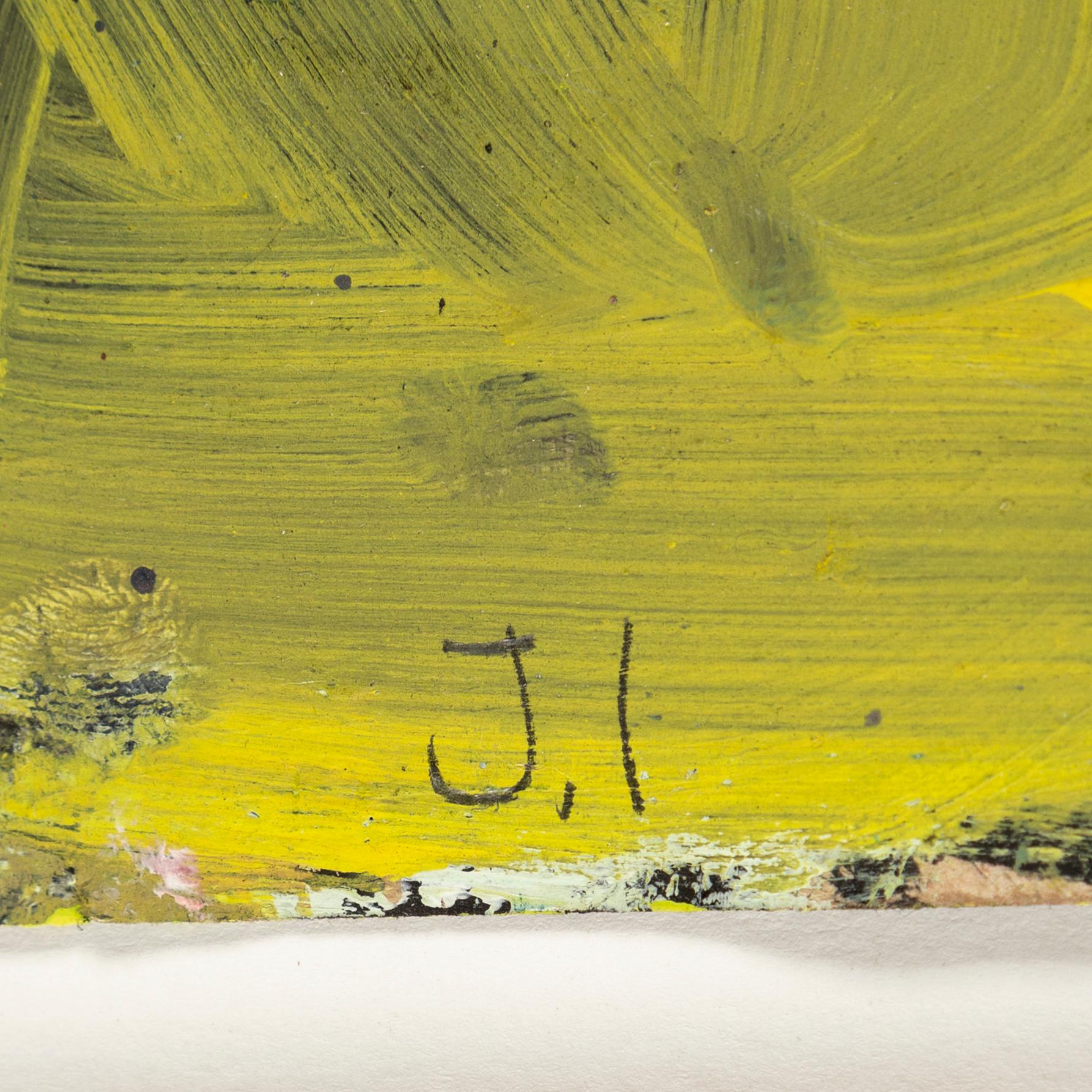 JARL INGVARSSON, signed J.I., mixed media on paper.