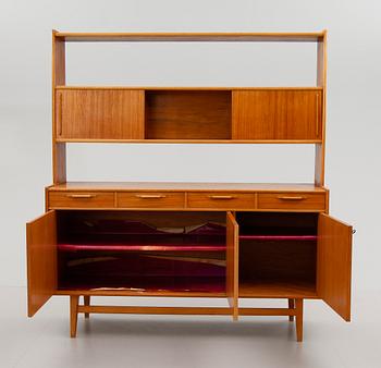 SIDEBOARD MED HYLLA, 1960-tal.