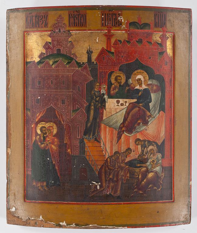 IKON, pannå, Ryssland 1800-tal.