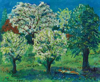 BEPPE WOLGERS, olja på duk. Sign.