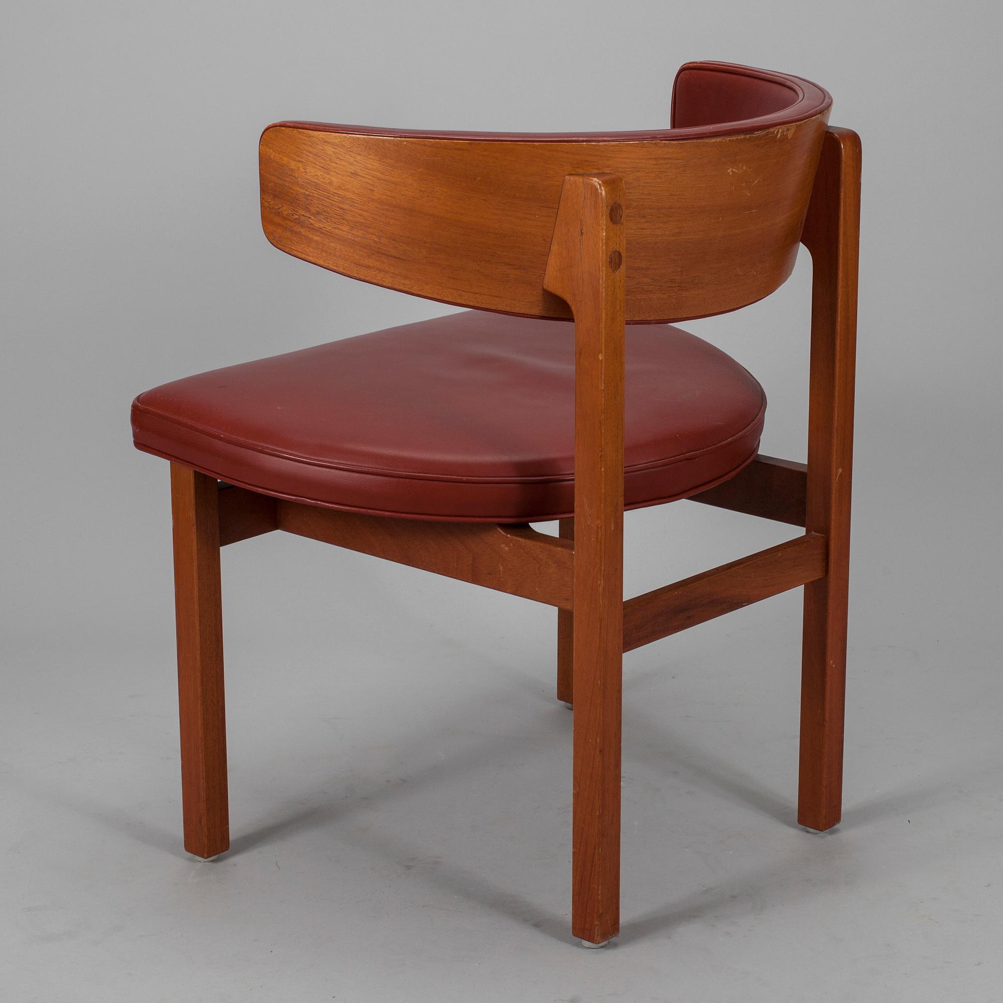 STOL, modell 3245, design Börge Mogensen, Fredericia Stolefabrik, Danmark 1960-tal.