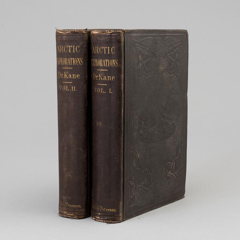 A BOOK, Arctica, 1857, Elisha Kent Kane.