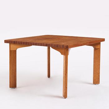 Carl-Axel Acking, a square low table, Nordiska Kompaniet, 1940-50s. Provenance Carl-Axel Acking.