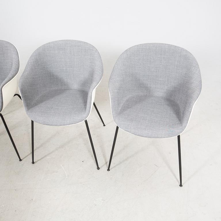 Four chairs, Gamfratesi, "Bat" for GUBI, contemporary.