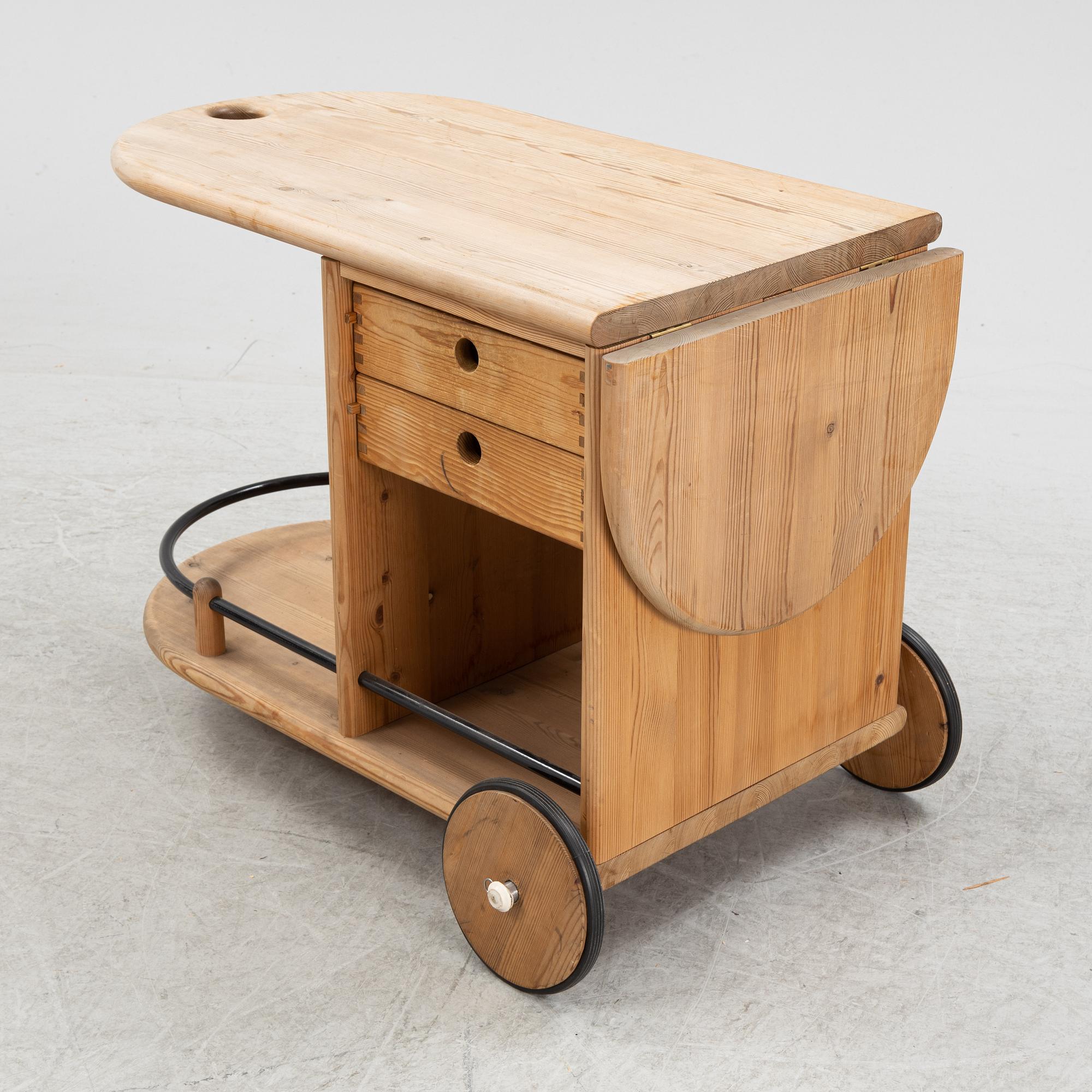 Aksel Kjersgaard, a pine trolley, Odder, Denmark, later part of the 20th Century.