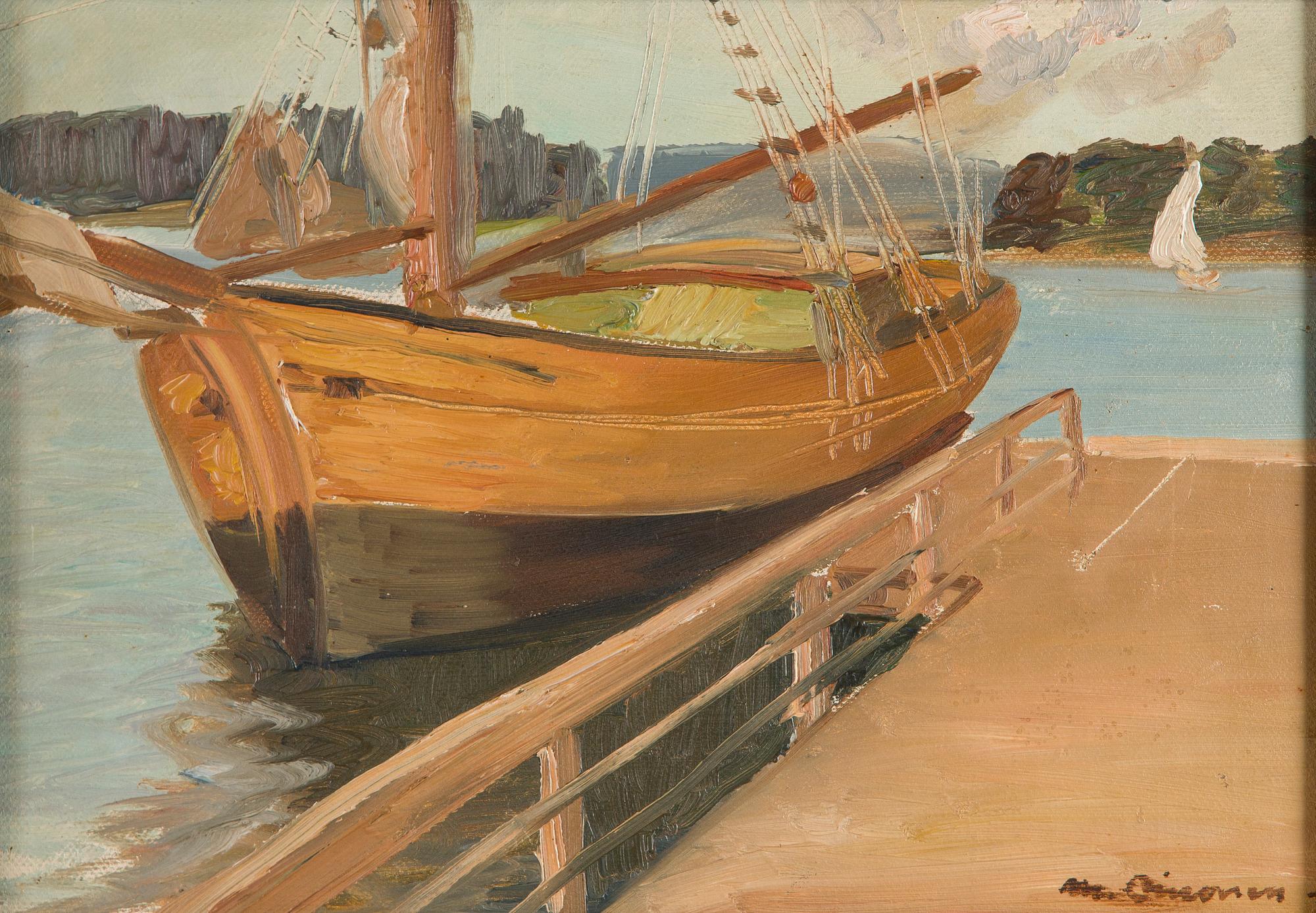 Mikko Oinonen, sailing boat.