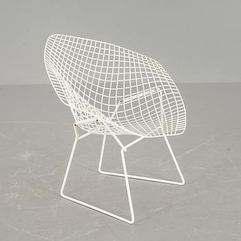 FÅTÖLJ, "Diamond chair", Harry Bertoia, Knoll, etikettmärkt.