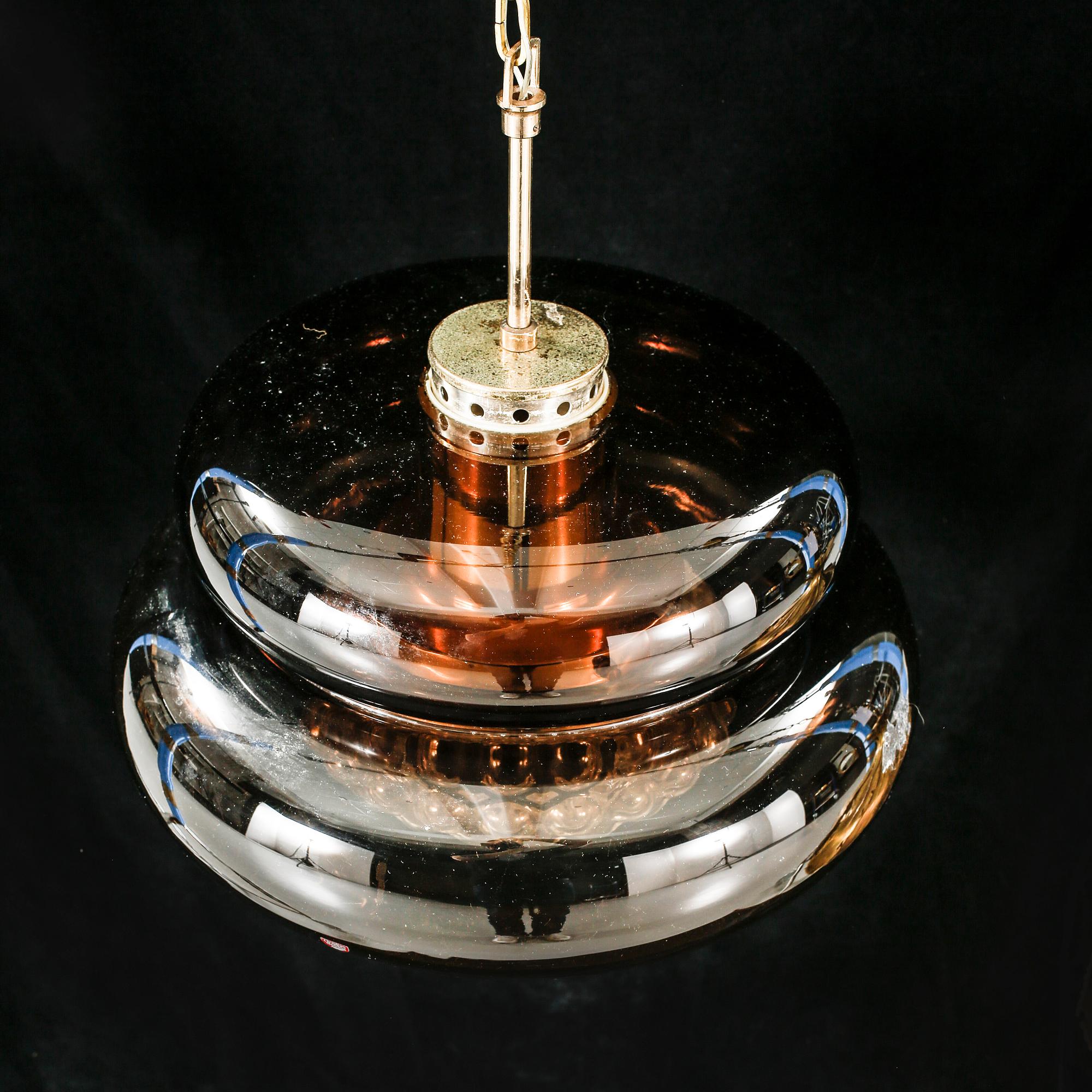 A ceiling lamp "Bubblan" by Carl Fagerlund, Orrefors.
