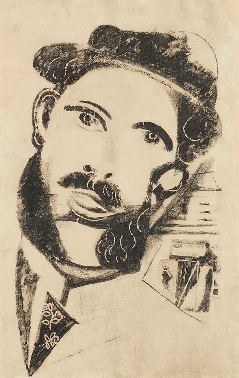 Marc Chagall, "Der Mann mit Backenbart".