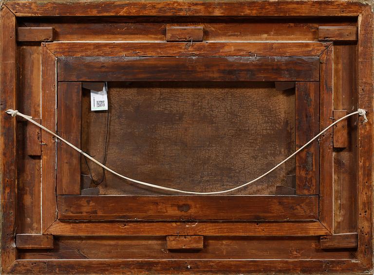 OKÄND KONSTNÄR, olja på duk, signerad B Callow?, daterad 1892?.