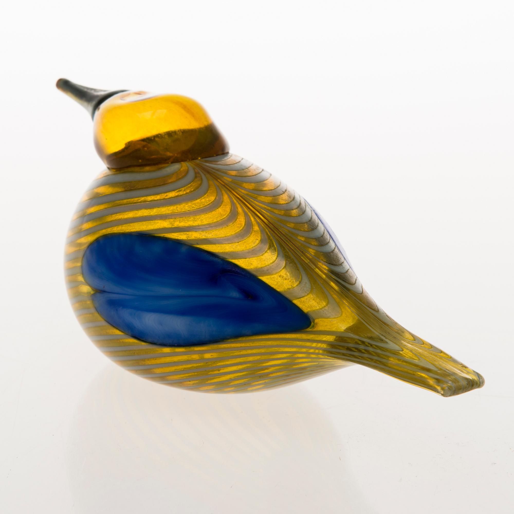 OIVA TOIKKA, ANNUAL BIRD 2004, Blue Scaup Duck, signed O Toikka