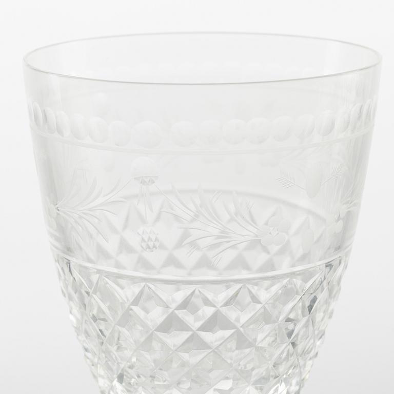 Fritz Kallenberg, glasservis, 74 delar, "Elvira Madigan", Kosta.