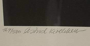 ASTRID KIRCHHERR, litografi, signerad, numrerad 164/500.