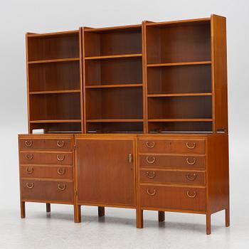 David Rosén, bokhyllor, 3 st, Nordiska Kompaniet, 1950-tal.