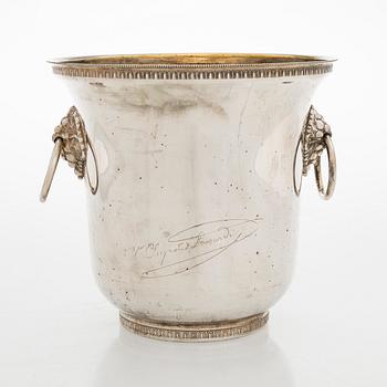 Champagnekylare, vitmetall, Veuve Cliquot-Ponsardin, 1900-tal.