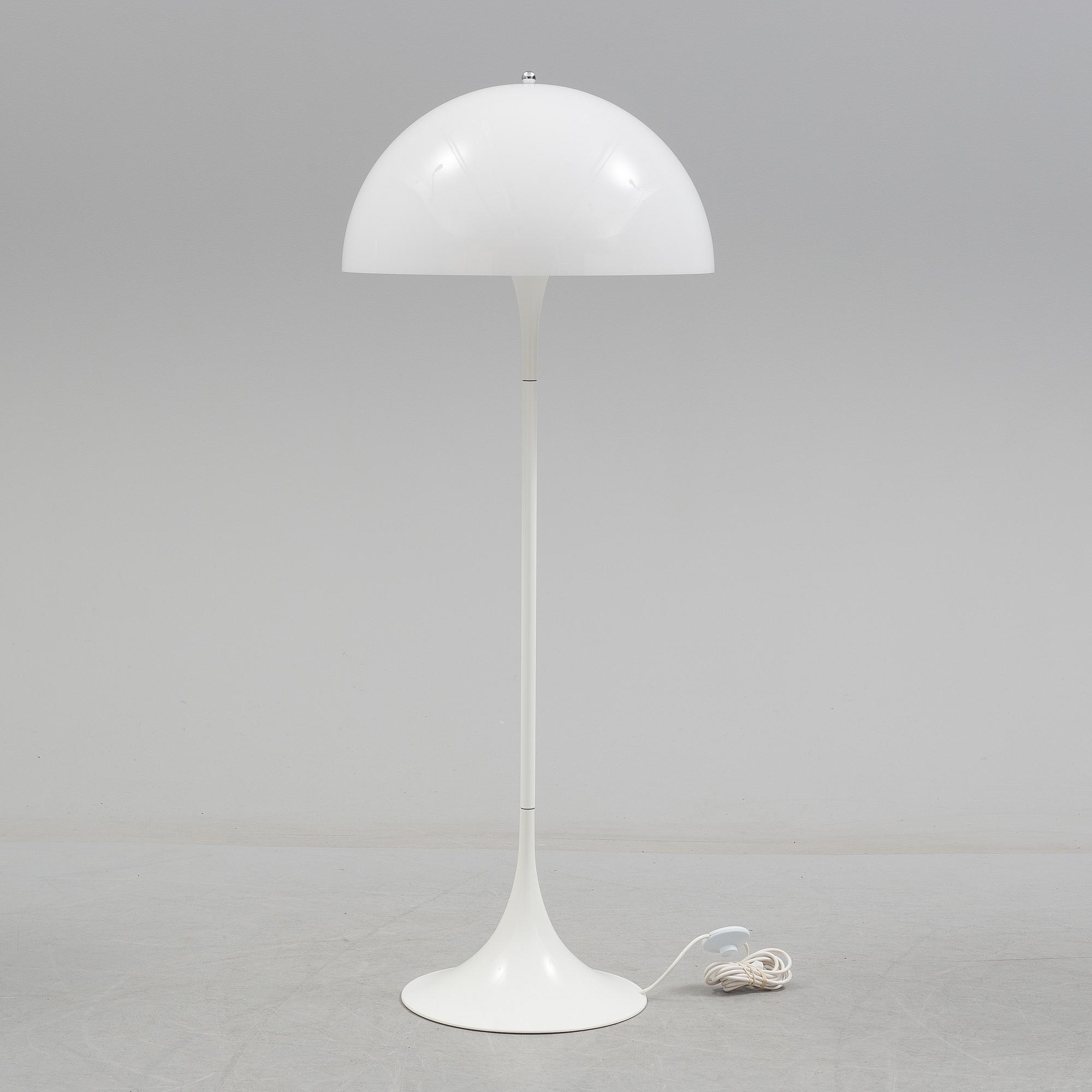 A 'Panthella' floor light by Verner Panton for Louis Paulsen, Denmark. Signed with label.