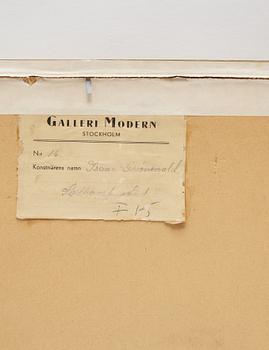 ISAAC GRÜNEWALD, watercolor, signed.