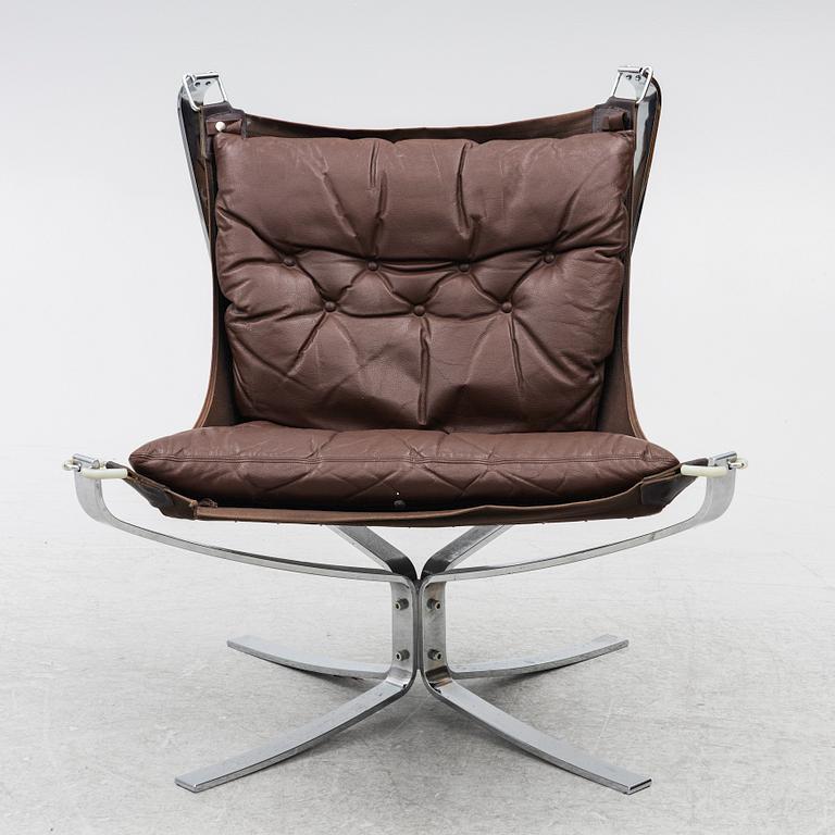 Sigurd Ressel, fåtölj, "Falcon", Vatne Möbler, Norge, omkring 1970.