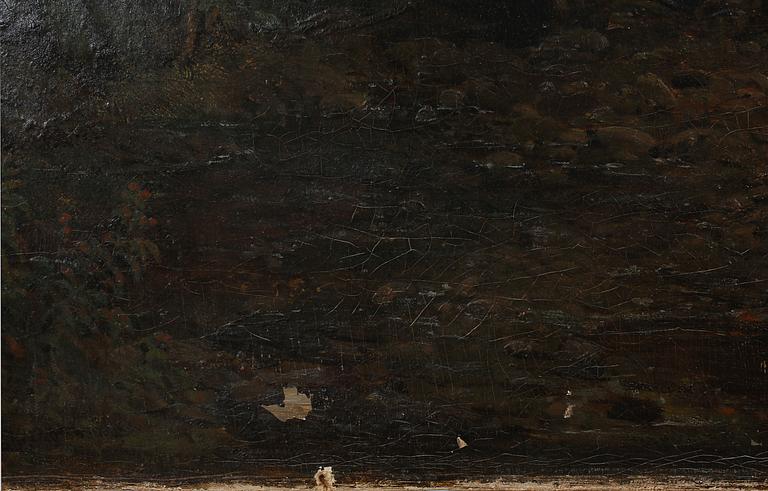 EDOUARD JEAN MARIE HOSTEIN, olja på duk, signerad och daterad Paris 1863.