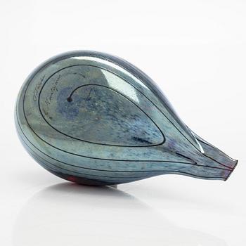 Oiva Toikka, A glass bird 'Pheasant', signed O. Toikka Nuutajärvi.