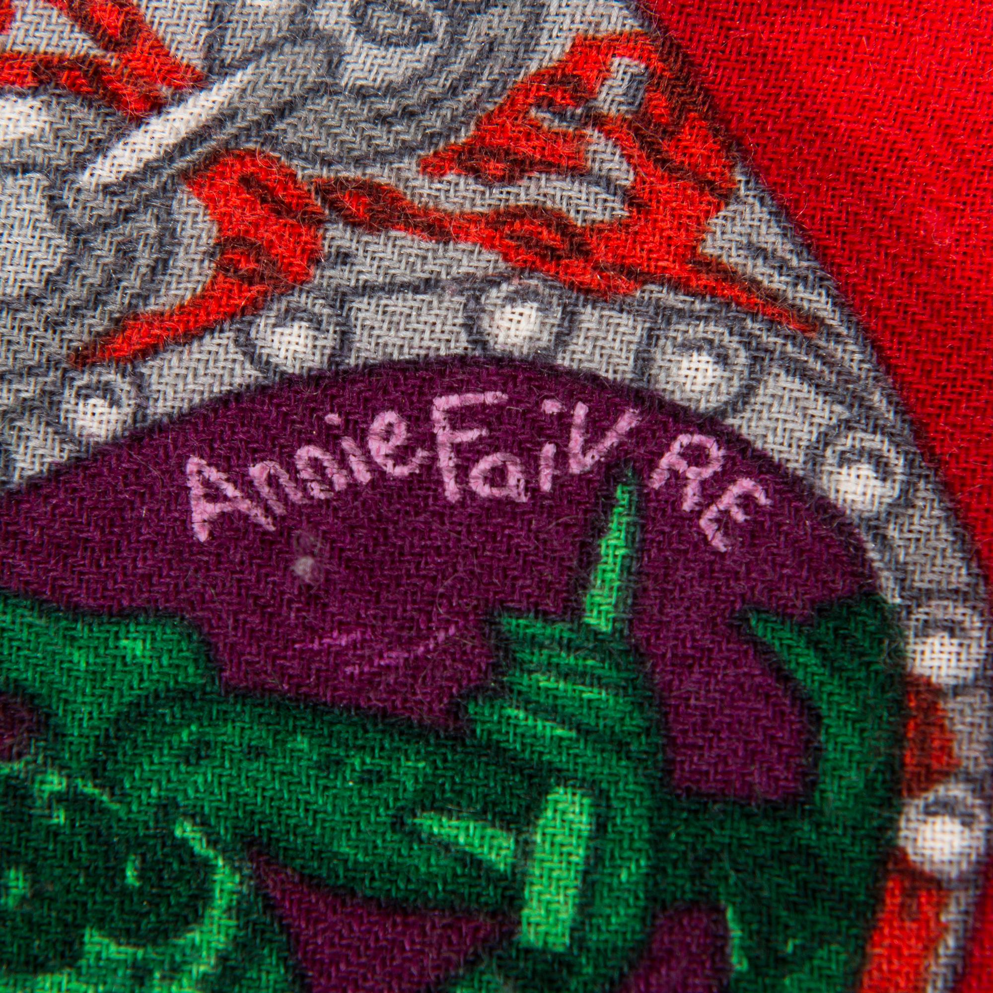 Hermès, a 'Zenobie, Reine De Palmyre' shawl.