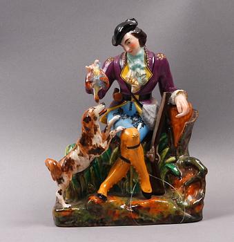 BORDSPENDYL, porslin, nyrokoko, troligen Frankrike 1800-talets andra hälft.