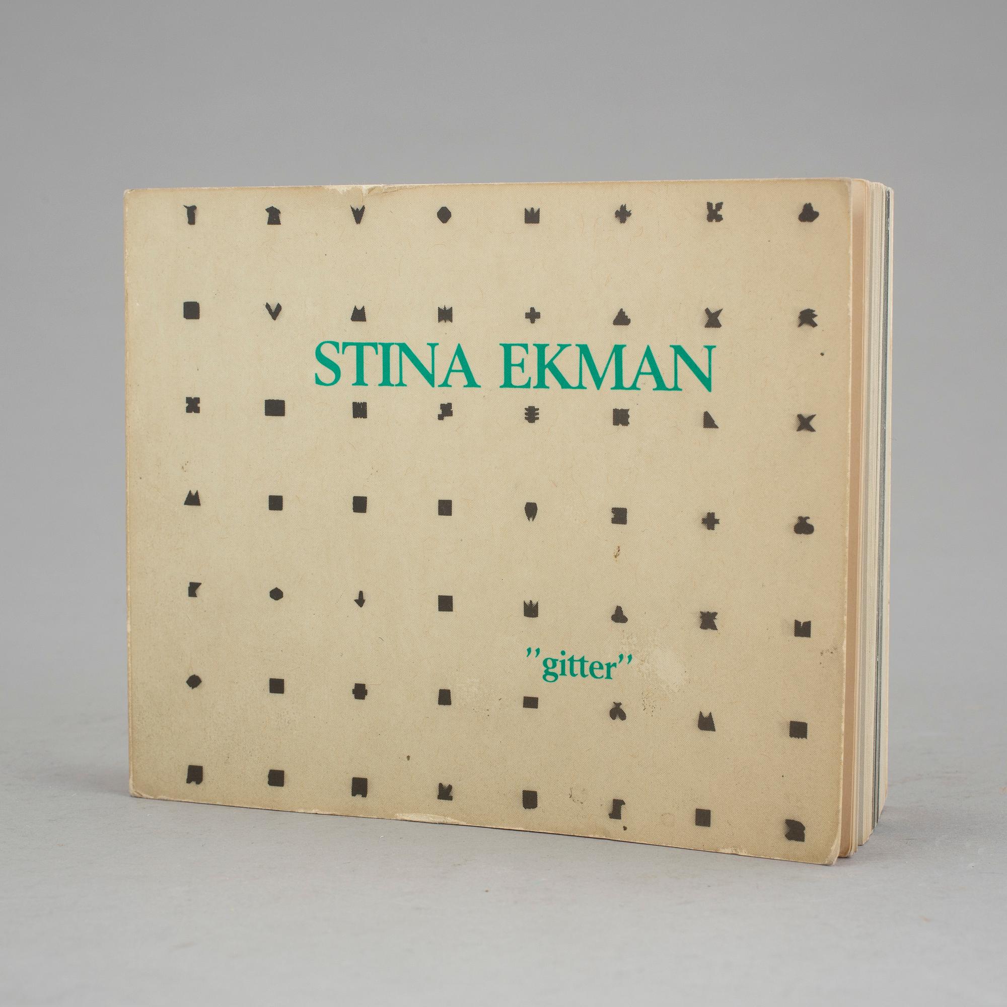 STINA EKMAN, skulptur, "Gitter", 1980-tal.