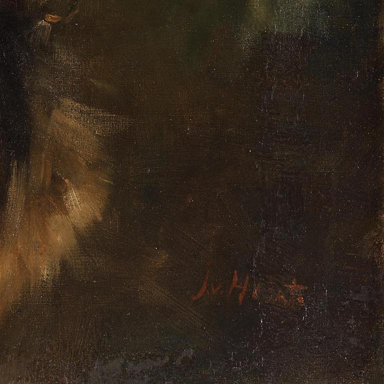 Johan von Holst, Porträtt av en terrier.