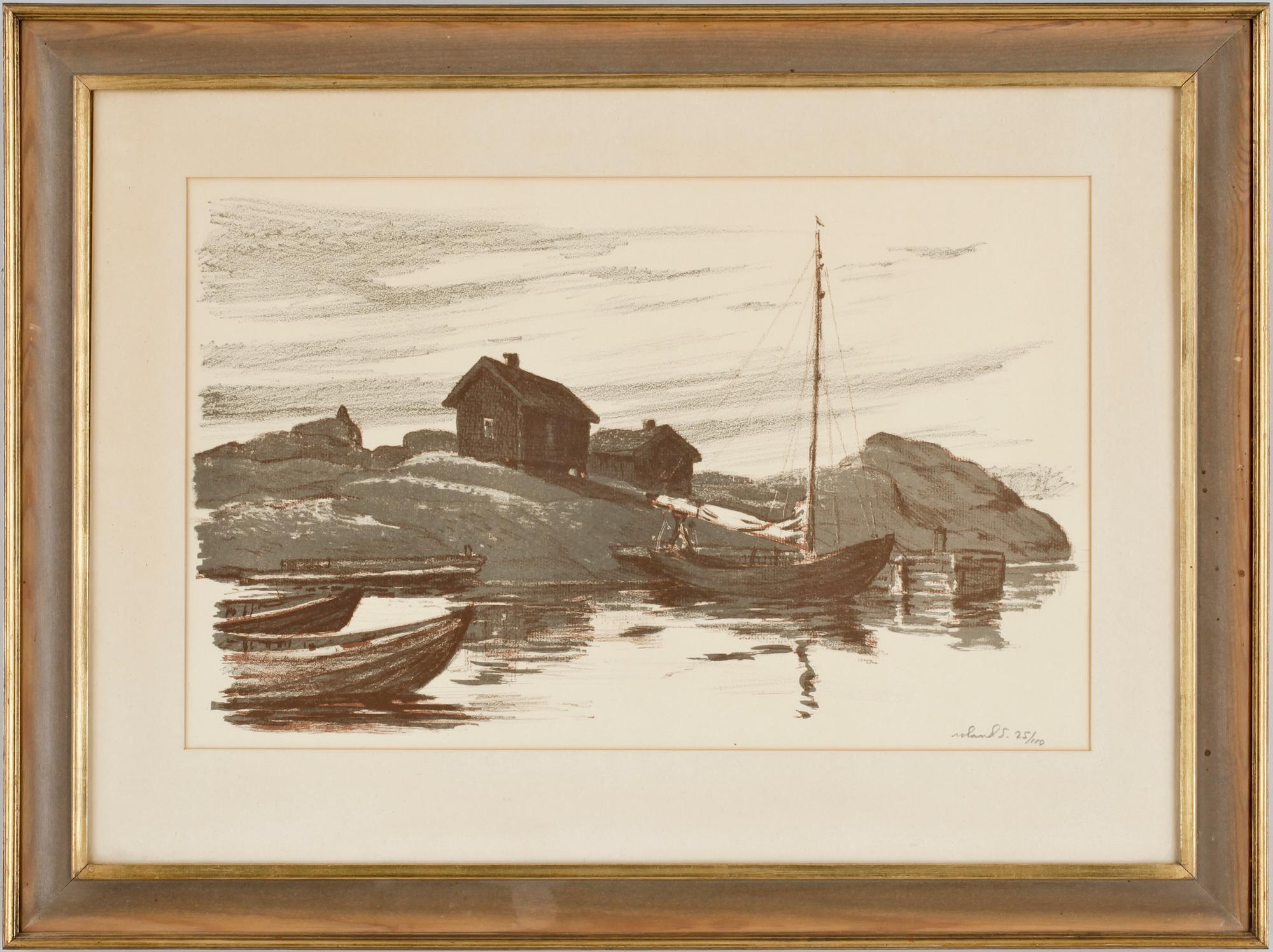 ROLAND SVENSSON, litografi, sign.