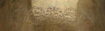 SAMOVAR, mässing, Tula, Ryssland sent 1800-tal.