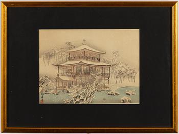 Shokei Yamada, 'Golden Pavilion in Snow'.