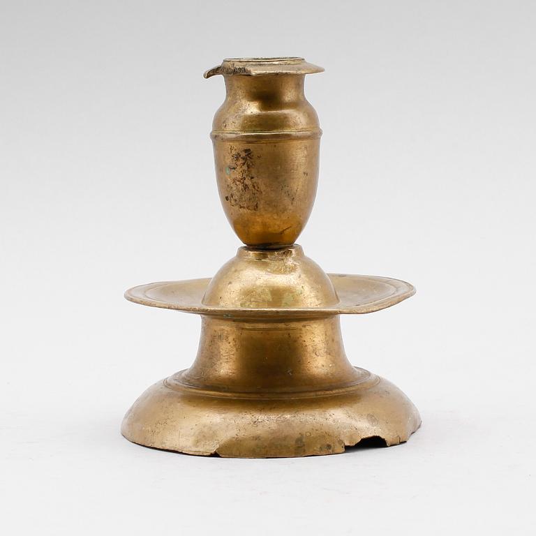 LJUSSTAKE, barock, brons, 1600-tal.