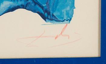 Salvador Dalí, woodcut, signed and numbured, 100/150.