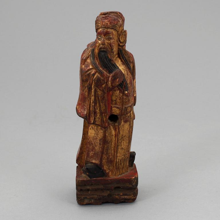 FIGURIN, trä, Kina, 1800-tal.
