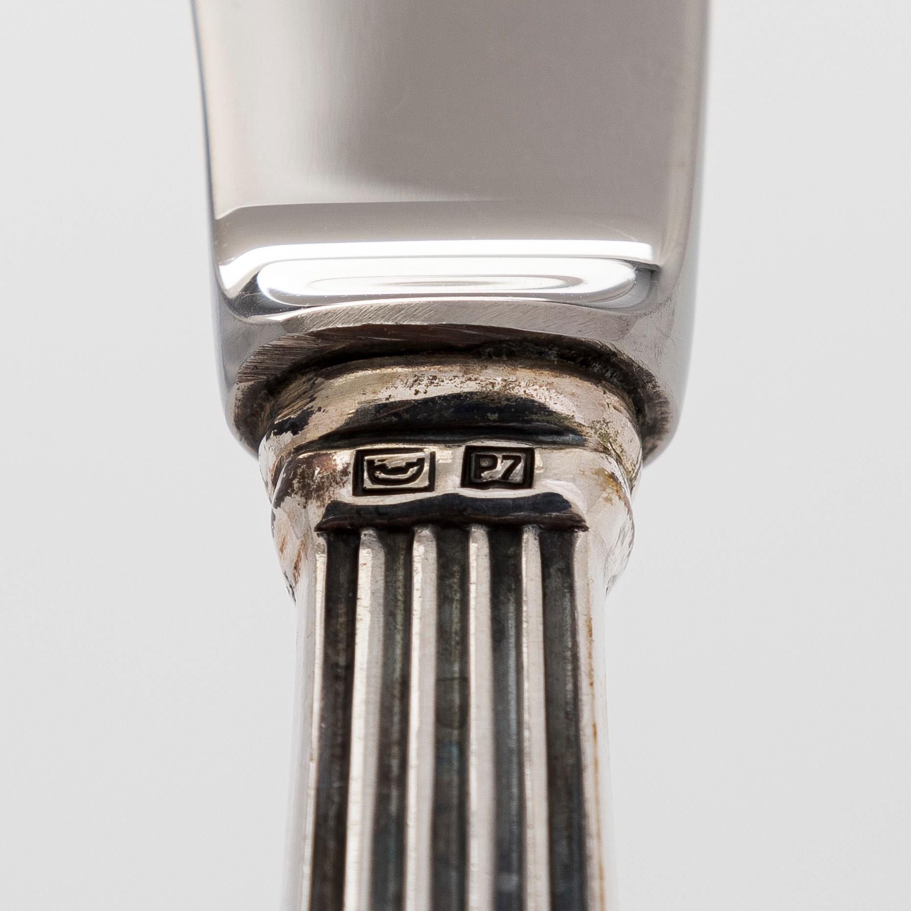 Tillander, bestick, 12 dlr, silver, "Tähkä", Helsingfors 1968.