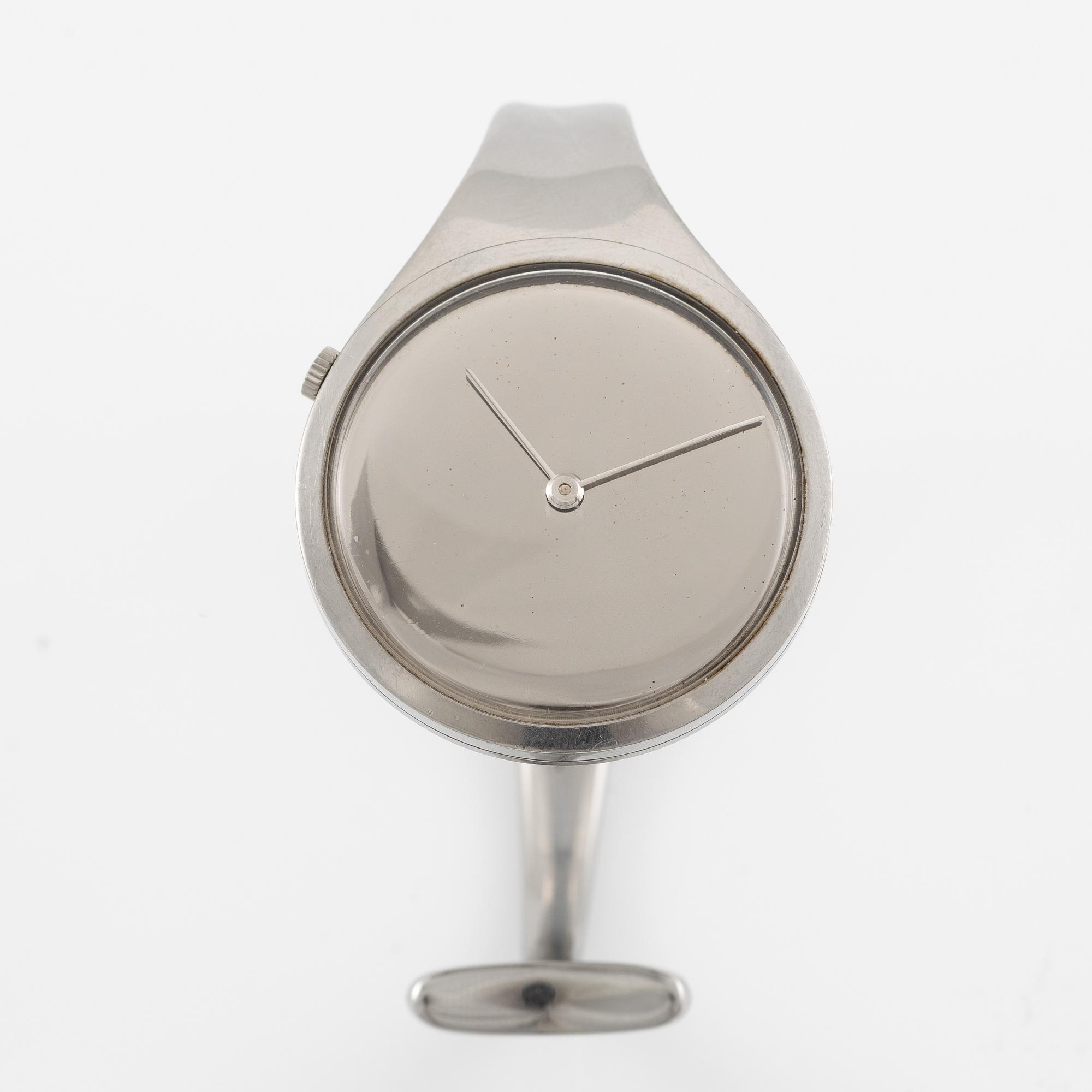 Georg Jensen, "L.U.Chopard & Cie", design Vivianna Torun Bülow-Hübe , armbandsur, 33 mm.