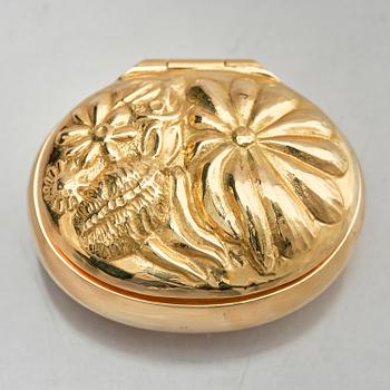 Olle Ohlsson, an 18k gold box, Stockholm, Sweden 1978.