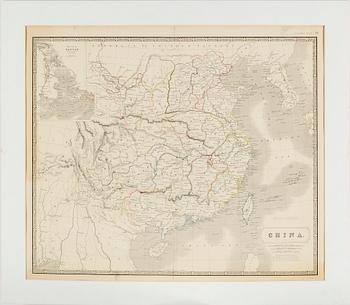 FOUR EARLY 18TH CENTURY  MAPS DEPICTING  CHINA.