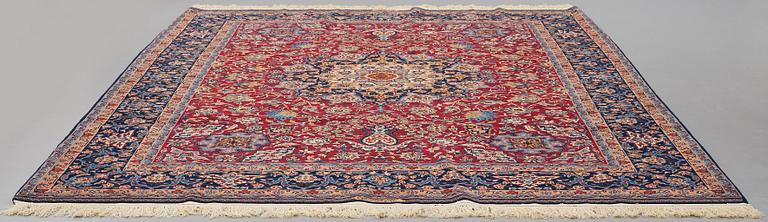 MATTA, old Isfahan, ca 347 x 252 cm (samt kortsidorna med 3 respektive 2,5 cm slätväv).